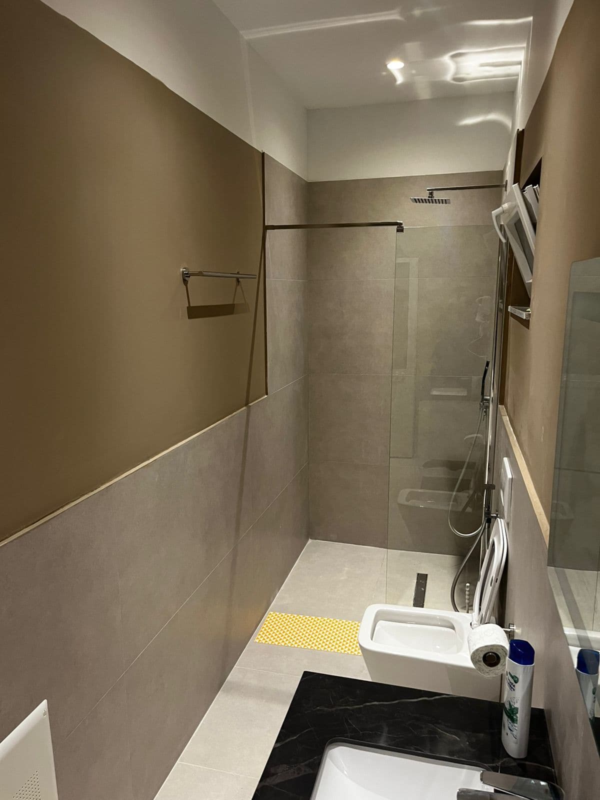 Modern hotel room detail and decor